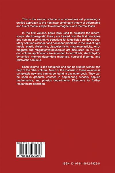 Produktbild: Electrodynamics of Continua II