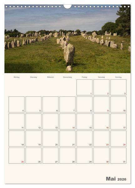 Produktbild: Sommertage in der Bretagne (Wandkalender 2026 DIN A3 hoch), CALVENDO Monatskalender