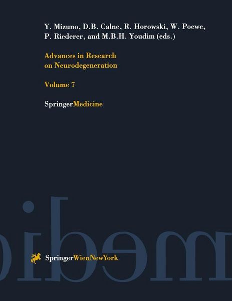 Produktbild: Advances in Research on Neurodegeneration