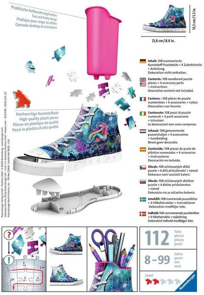 Ravensburger - Sneaker Bezaubernde Meerjungfrauen, 108 Teile