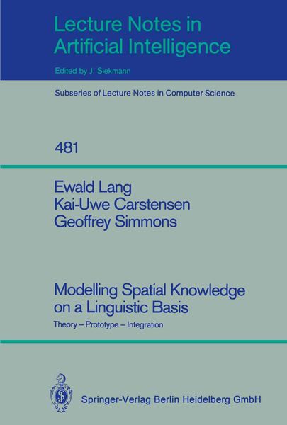 Produktbild: Modelling Spatial Knowledge on a Linguistic Basis