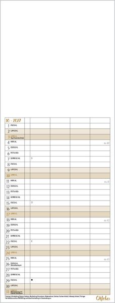 Produktbild: Foto-Malen-Basteln Familientimer gold 2027