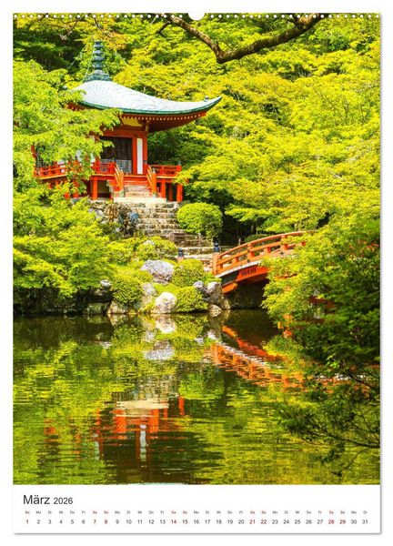 Produktbild: Japan - Die spannende Insel im Pazifik. (hochwertiger Premium Wandkalender 2026 DIN A2 hoch), Kunstdruck in Hochglanz