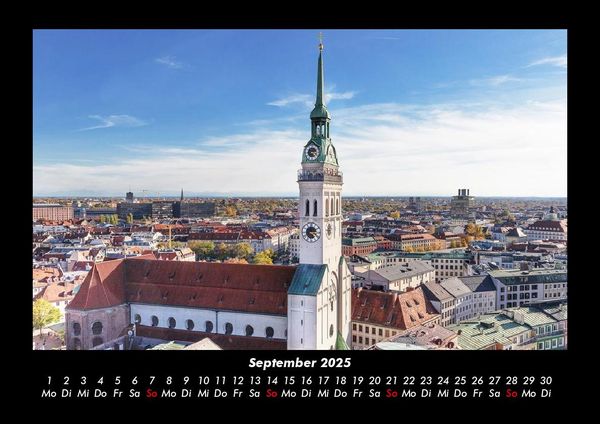 Produktbild: M&uuml;nchen 2025 Fotokalender DIN A3