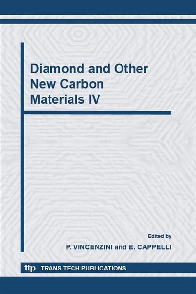 Produktbild: Diamond and Other New Carbon Materials IV