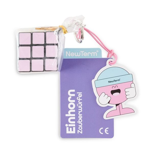 Produktbild: Zauberwürfel Schlüsselanhänger 3x3 Einhorn