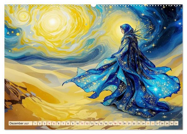 Produktbild: W&uuml;stenmagie (hochwertiger Premium Wandkalender 2027 DIN A2 quer), Kunstdruck in Hochglanz