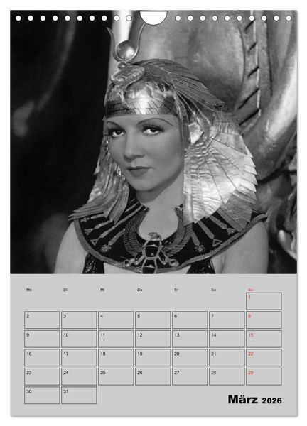 Produktbild: Diven der Stummfilm-&Auml;ra (Wandkalender 2026 DIN A4 hoch), CALVENDO Monatskalender