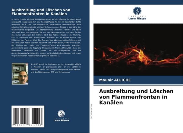 Produktbild: Ausbreitung und L&ouml;schen von Flammenfronten in Kan&auml;len