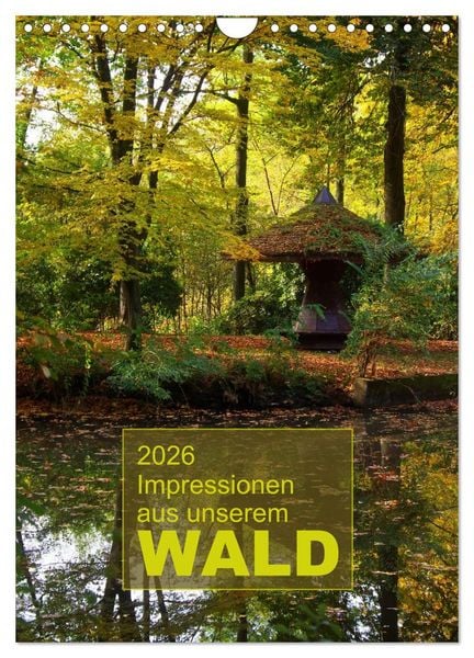 Produktbild: Impressionen aus unserem Wald (Wandkalender 2026 DIN A4 hoch), CALVENDO Monatskalender