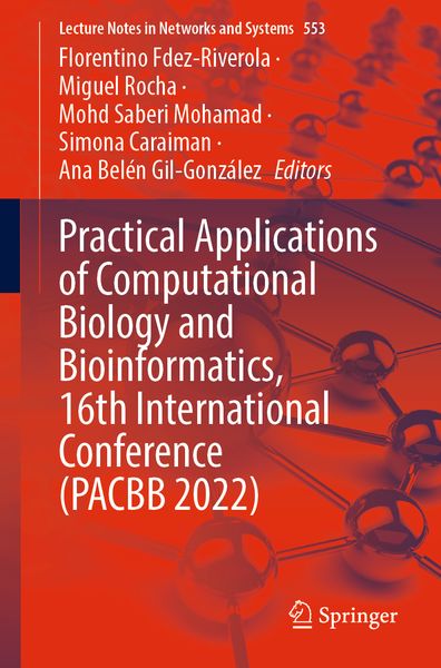 Produktbild: Practical Applications of Computational Biology and Bioinformatics, 16th International Conference (PACBB 2022)