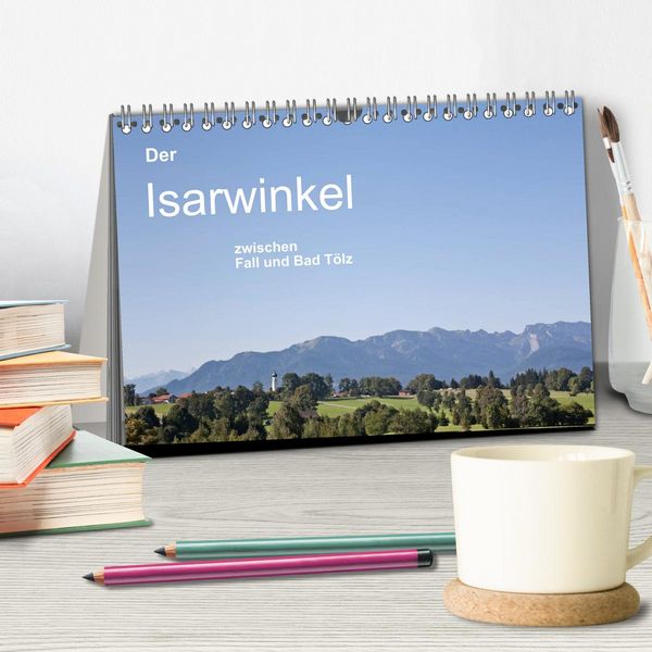 Produktbild: Der Isarwinkel (Tischkalender 2026 DIN A5 quer), CALVENDO Monatskalender