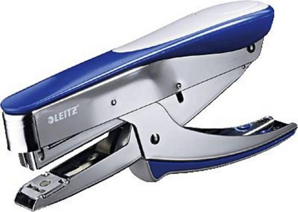 Produktbild: Leitz Heftzange 5548-00-33 Heftleistung:25 Bl. (80 g/m&sup2;) Blau (metallic) 1St.