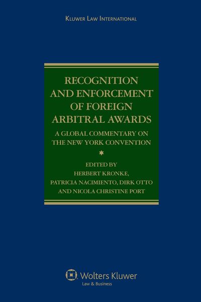 Produktbild: Recognition and Enforcement of Foreign Arbitral Awards
