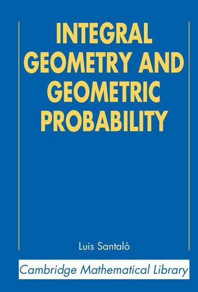 Produktbild: Integral Geometry and Geometric Probability