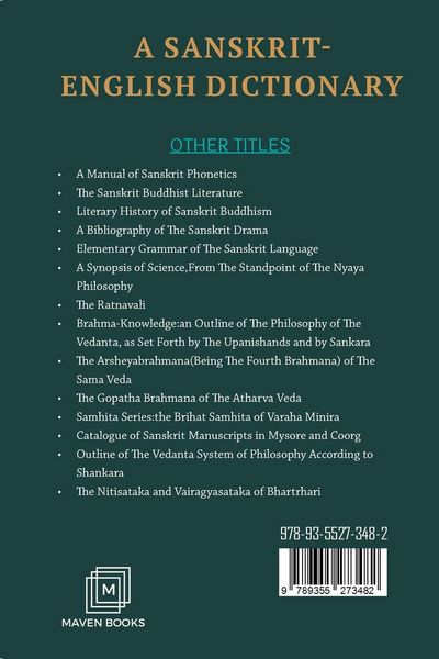 Produktbild: A Sanskrit English Dictionary