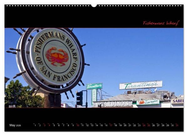 Produktbild: SAN FRANCISCO Panoramic Highlights (High Quality Premium Wall Calendar 2026 DIN A2 landscape),CALVENDO 12 Month Wall Calendar