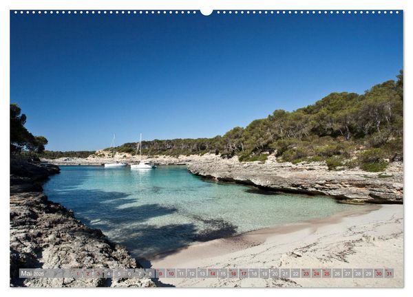Produktbild: Balearen - Mallorca, Menorca, Ibiza und Formentera (hochwertiger Premium Wandkalender 2026 DIN A2 quer), Kunstdruck in Hochglanz