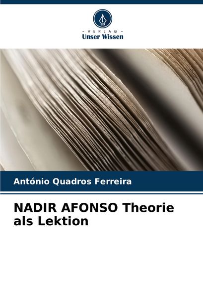 Produktbild: NADIR AFONSO Theorie als Lektion