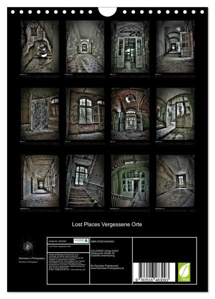 Produktbild: Lost Places Vergessene Orte (Wandkalender 2026 DIN A4 hoch), CALVENDO Monatskalender
