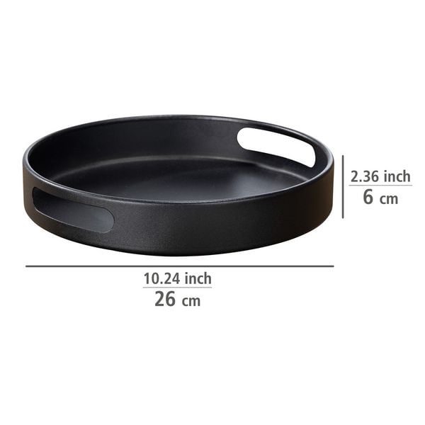 Produktbild: Drehbares Tablett Mod. Susie, aus pulverbeschichtetem Metall
