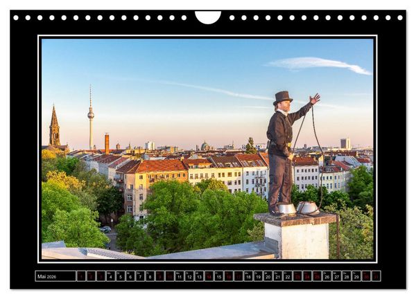 Produktbild: Schornsteinfeger &uuml;ber Berlin - Gl&uuml;cksblicke (Wandkalender 2026 DIN A4 quer), CALVENDO Monatskalender