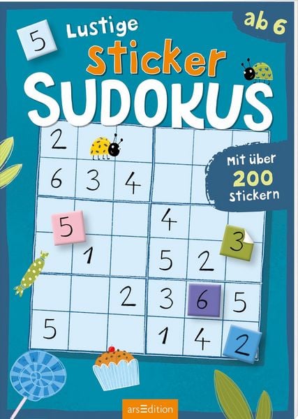 Produktbild: Lustige Sticker-Sudokus &ndash; Zahlen