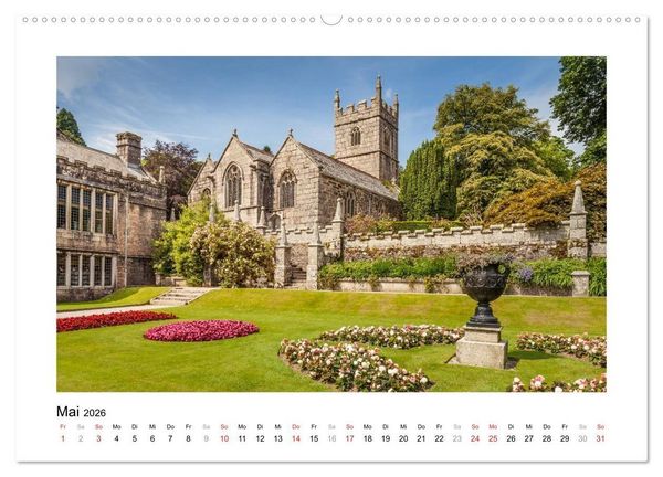Produktbild: Cornwall - Land zwischen den Meeren (hochwertiger Premium Wandkalender 2026 DIN A2 quer), Kunstdruck in Hochglanz
