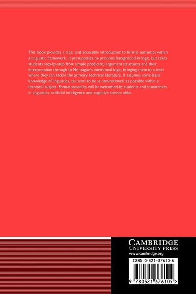 Produktbild: Formal Semantics