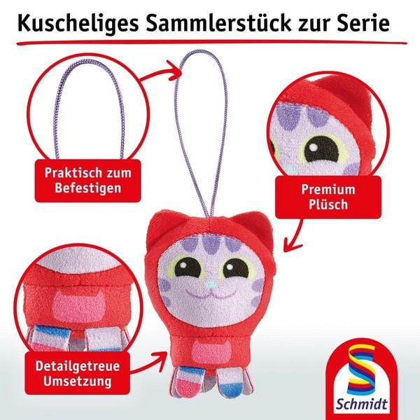 Produktbild: Gabby's Dollhouse, DJ Katzenminze, 8 cm, Anh&auml;nger
