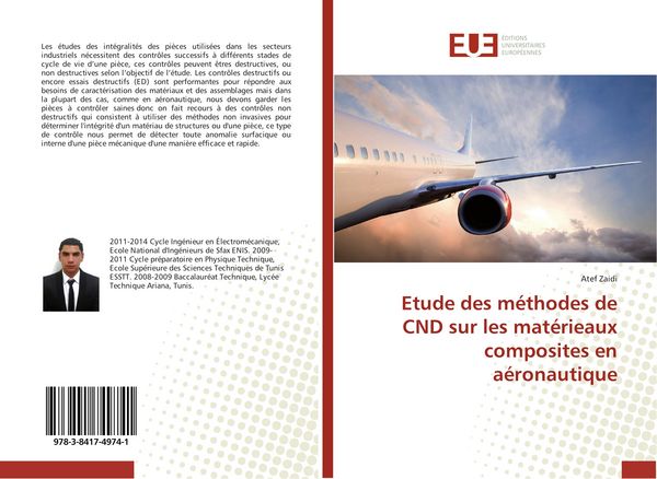Produktbild: Etude des m&eacute;thodes de CND sur les mat&eacute;rieaux composites en a&eacute;ronautique