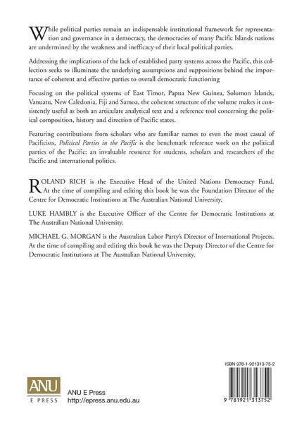 Produktbild: Political Parties in the Pacific Islands