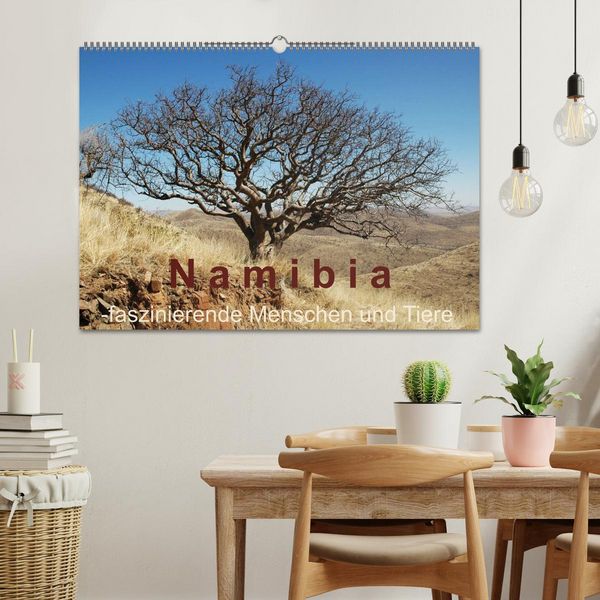 Produktbild: Namibia - faszinierende Menschen und Tiere (Wandkalender 2026 DIN A2 quer), CALVENDO Monatskalender