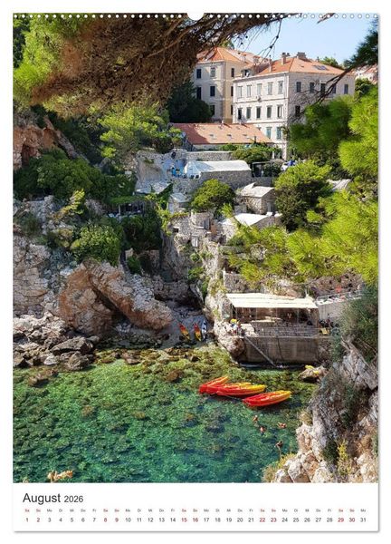 Produktbild: Kroatien - Eine Reise in das wundersch&ouml;ne Land. (Wandkalender 2026 DIN A2 hoch), CALVENDO Monatskalender