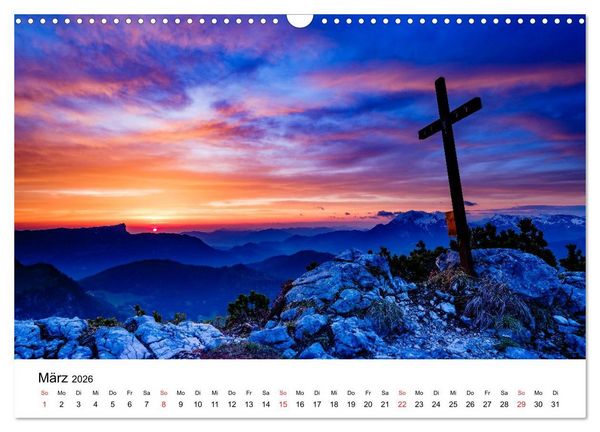 Produktbild: Berchtesgadener Berge im Licht (Wandkalender 2026 DIN A3 quer), CALVENDO Monatskalender