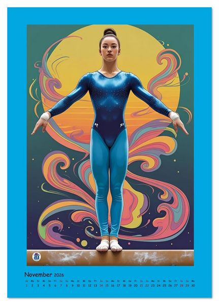 Produktbild: Olympische Sportarten (Tischkalender 2026 DIN A5 hoch), CALVENDO Monatskalender
