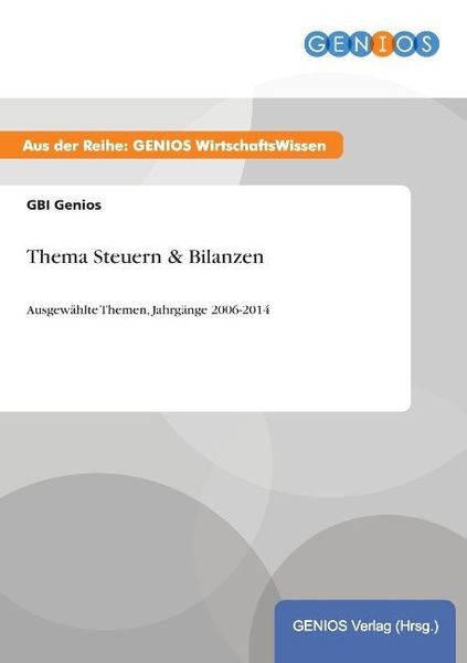 Produktbild: Thema Steuern & Bilanzen