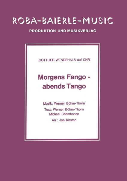 Produktbild: Morgens Fango - abends Tango