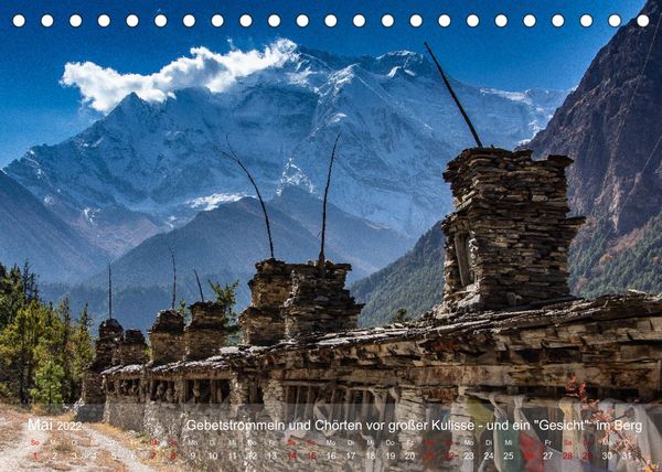 Produktbild: NEPAL - rund um die Annapurna (Tischkalender 2022 DIN A5 quer)