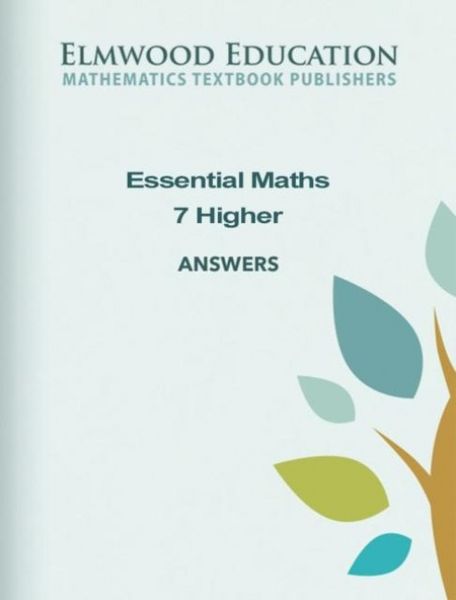 Produktbild: Essential Maths 7 Higher Answers