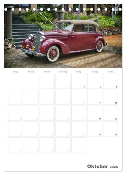 Produktbild: Mercedes Benz 170 SCB (Tischkalender 2025 DIN A5 hoch), CALVENDO Monatskalender