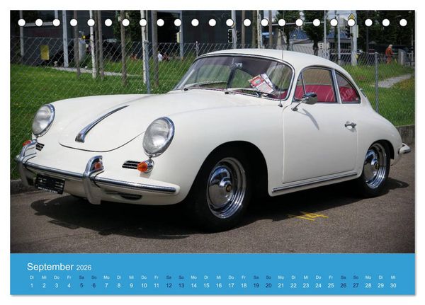 Produktbild: Porsche Classics (Tischkalender 2026 DIN A5 quer), CALVENDO Monatskalender