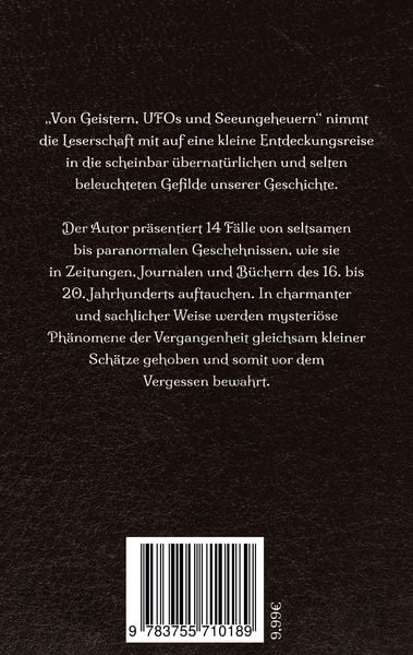 Produktbild: Von Geistern, UFOs & Seeungeheuern