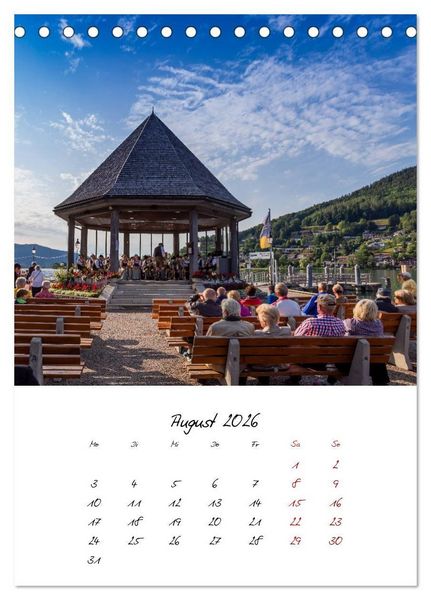 Produktbild: Tegernsee - Im Herz der Natur (Tischkalender 2026 DIN A5 hoch), CALVENDO Monatskalender
