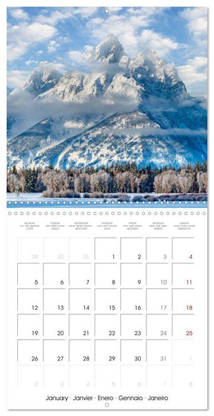 Produktbild: Teton National Park (Wall Calendar 2026 12 &times; 12 Inch) CALVENDO 12 Month Wall Calendar
