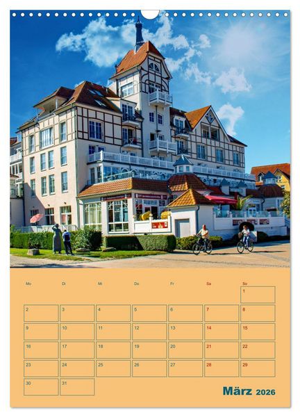 Produktbild: Ostseebad K&uuml;hlungsborn Terminplaner (Wandkalender 2026 DIN A3 hoch), CALVENDO Monatskalender