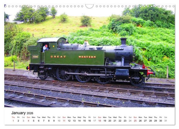 Produktbild: Englands Nostalgic Trains (Wall Calendar 2026 DIN A3 landscape), CALVENDO 12 Month Wall Calendar
