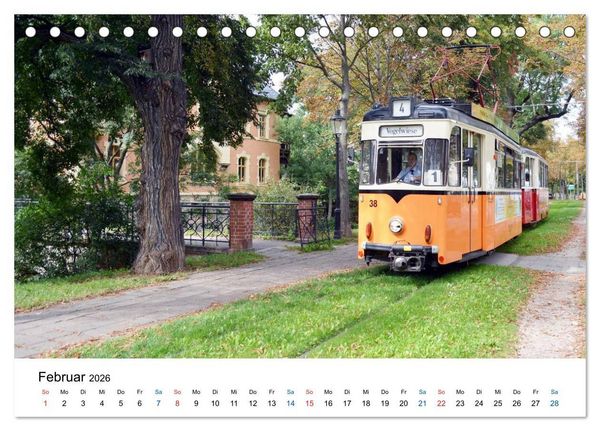 Produktbild: Naumburgs historische Stra&szlig;enbahn (Tischkalender 2026 DIN A5 quer), CALVENDO Monatskalender