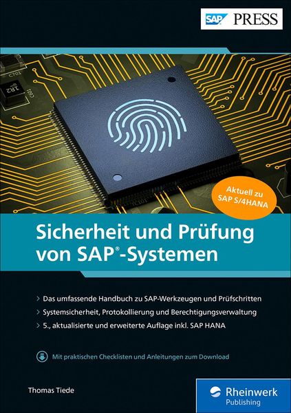 Produktbild: Sicherheit und Pr&uuml;fung von SAP-Systemen