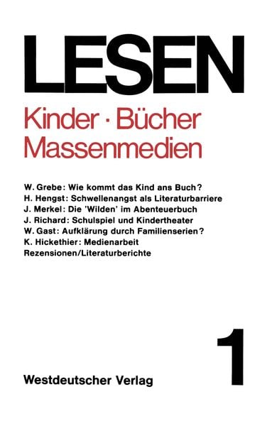 Produktbild: Kinder &mdash; B&uuml;cher &mdash; Massenmedien